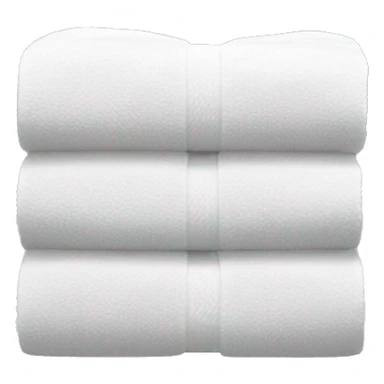 White towels sticker