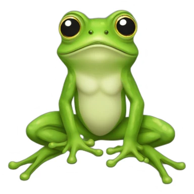 Treefrog-jesus sticker