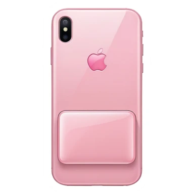 Light pink cellphone sticker