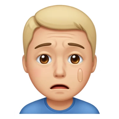 crying from embarrassment  sticker