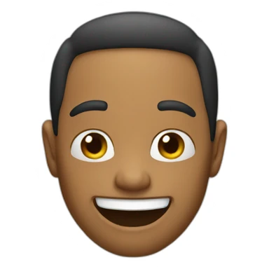 meme emoji with funny smile sticker