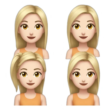 paige and claire best friends sticker