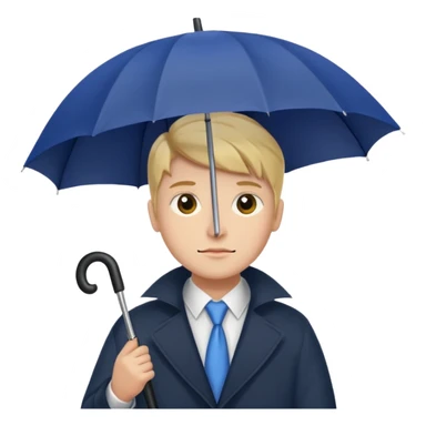 hemster holding an umbrella sticker