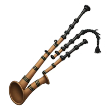 Bagpipe sticker