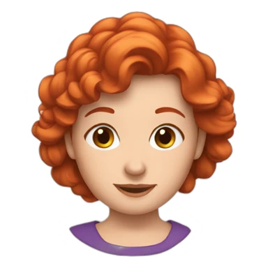 Une naine rousse sticker
