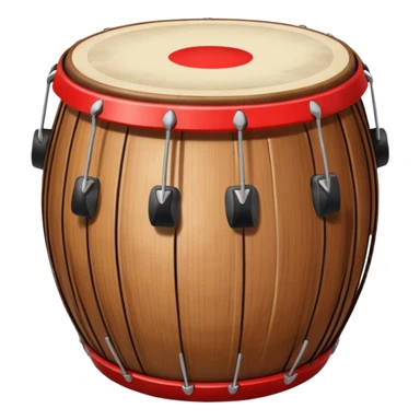Create a instrument of tabla emoji sticker