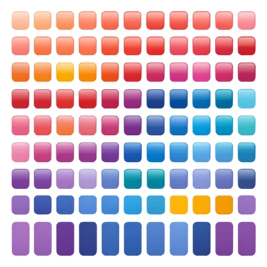 pantone color palete sticker