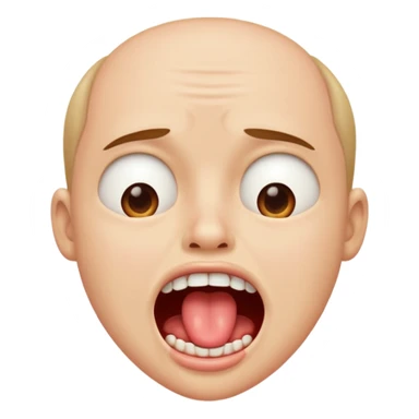 😧 drooling sticker