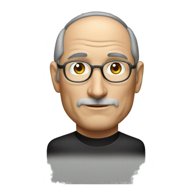 Steve Jobs in Apple Vision Pro sticker