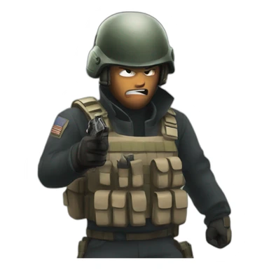 Counter strike angry sticker