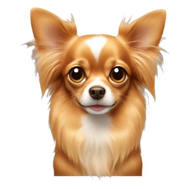 Long haired ginger Chihuahua  sticker