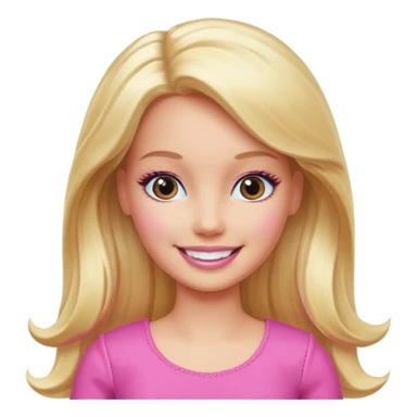 Pink barbie  sticker