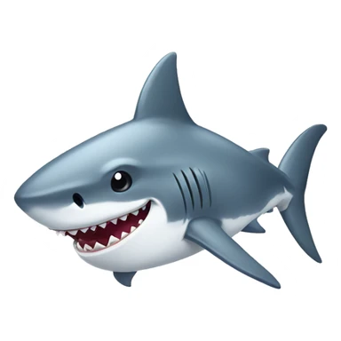 Shark with bow tie sticker