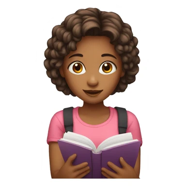 girl doing journal sticker