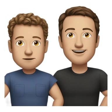 Zuck vs musk sticker