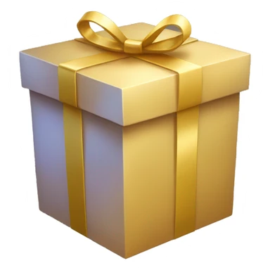 Golden Giftbox. sticker