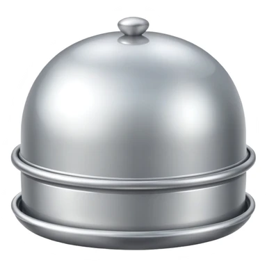 create a silber food dome  sticker