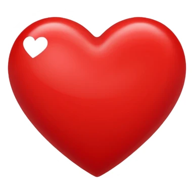 red heart with logo "S" sticker