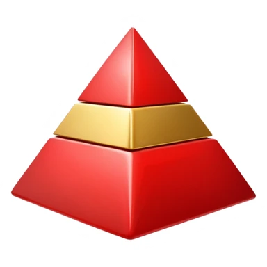 do a pyramide like egypte pyramide in apple style sticker