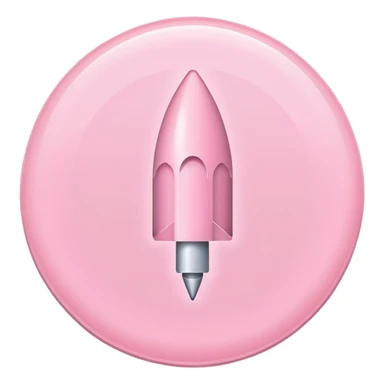 pastel pink bullet point sticker