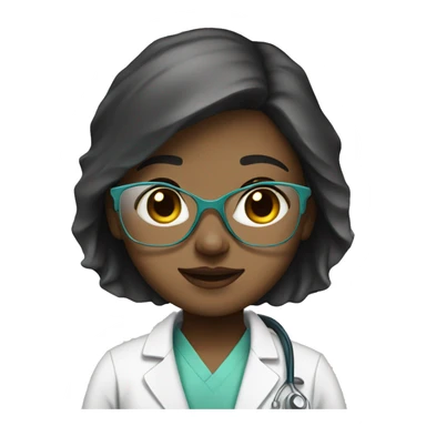 surgeon girl sticker