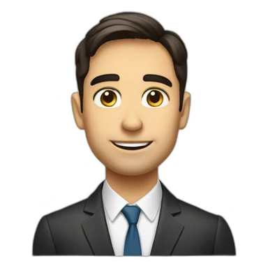 EJECUTIVO JOVEN RUBIO sticker