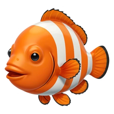 make an emoji about a clown fish sticker