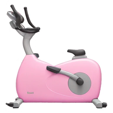 Pink exercise machine  sticker