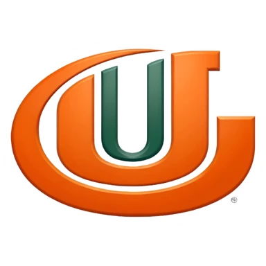 Miami Hurricanes logo clipped with no background sticker