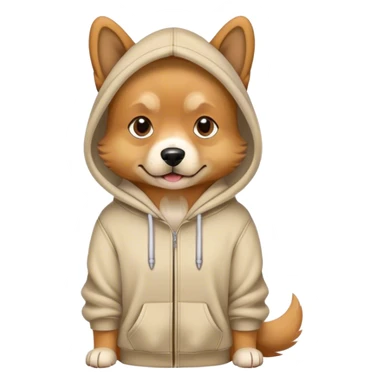 Dog welding a Hoodie sticker