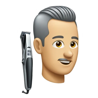 Hair clipper sticker