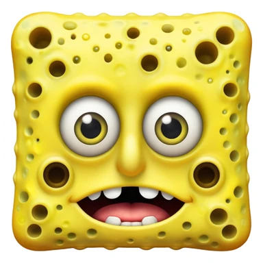 Freaky Spongebob  sticker