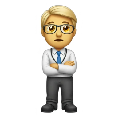 Teacher who is tired sticker