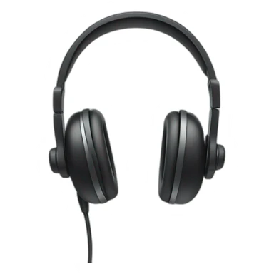 headphones with microphone sticker