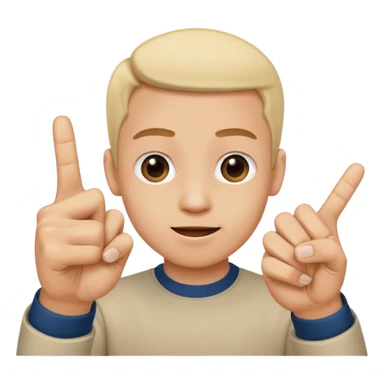 Hold up your hands. With your left hand, make a ‘6’ by curling your index finger like a hook while sticking your thumb out. With your right hand, make a ‘7’ by pointing your index finger straight and your thumb sideways like an L-shape. Put both hands next to each other — that’s the 67 meme sticker