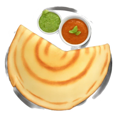 circular dosa sticker