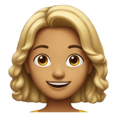 Gabriela smiling sticker