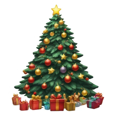 Aesthetic Christmas tree sticker