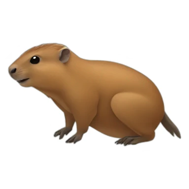 Capibara talons sticker