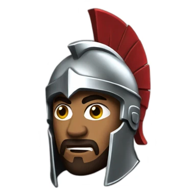 Spartan warrior sticker