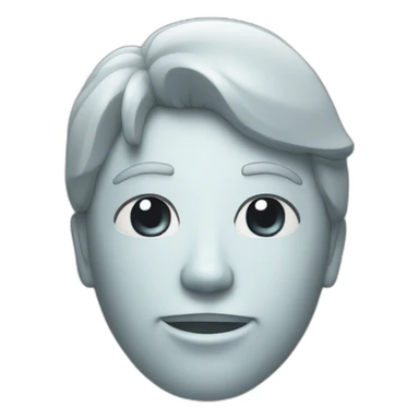 a person made out of glass sticker