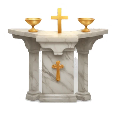 Marble altar eucharist  sticker