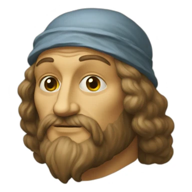 Leonardo davinci sticker