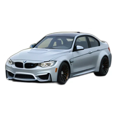 Voiture BMW M3 compétition sticker