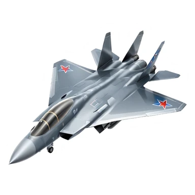 Sukhoi su-57 jet sticker