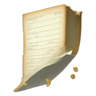 Ledger falling sticker