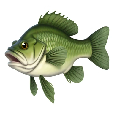 Largemouth bass sticker