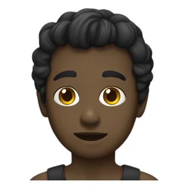 Esclave noir sticker