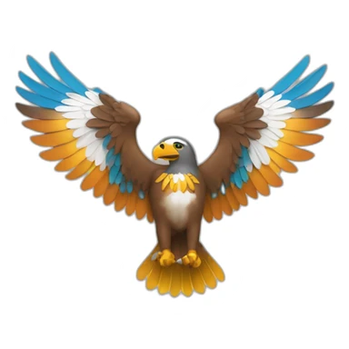 Un kabyle qui chasse un aigle sticker