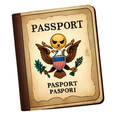 old Passport sticker